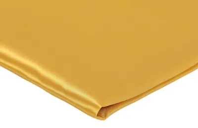 Produktbild von Satin ohne Elasthan, glatter Satin mit Glanz, Gold, 50 x 150 cm