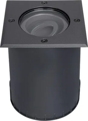 Produktbild von hoftronic Bodeneinbaustrahler GU10 Dimmbar Schwenkbar IP67 Schwarz