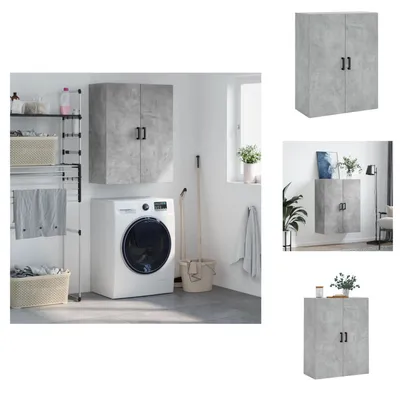 Produktbild von vidaXL Wandschrank Betongrau 69,5x34x90 cm - Sideboards