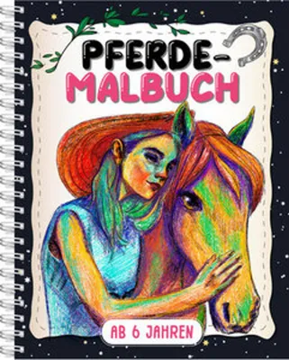 Produktbild von Pferde-Malbuch für Kinder ab 6 Jahren