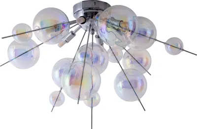 Obrázek produktu pro Näve G9 stropní svítidlo EXPLOSION Ø57cm chromové iridiscentní 1085130