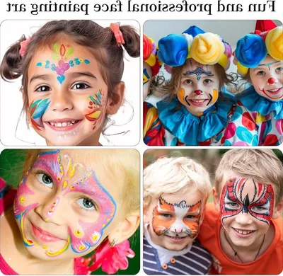 46-teiliges Wiederverwendbares Gesichtsmalvorlagen-Set für Kinder und Erwachsene - Kreatives Make-up und Körper-Tattoos für