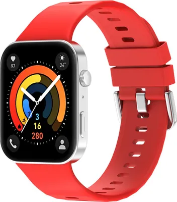 Productafbeelding van imoshion Siliconen bandje voor de Huawei Watch Fit 3 - Rood