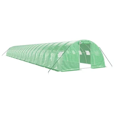 Obrázek produktu pro Skleník s ocelovým rámem zelený 88 m² 22 x 4 x 2 m