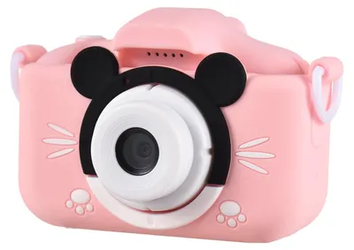 Produktbild von Mini-Cartoon-Kinder-Digitalkamera 1080P Digital-Videokamera fuer Kinder Dual-Objektiv 2,0-Zoll-IPS-Bildschirm Eingebauter Akku Niedlicher Bilderrahmen Interessante Spiele mit Umhaengeband Geburtstags-Weihnachtsgeschenk fuer Jungen Maedchen