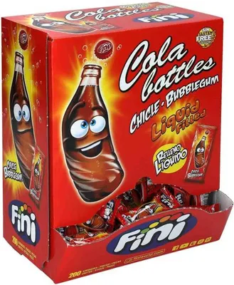 Produktbild von 200 Boom Bubble Gum Cola Bottles