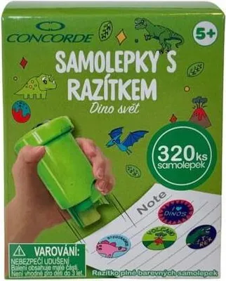Obrázok produktu pre Samolepky s pečiatkou CONCORDE - Dino svet