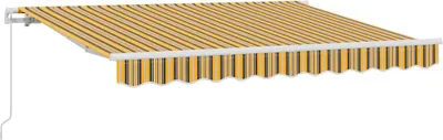 Immagine prodotto di vidaXL Tenda da sole retrattile a strisce colorate 250 x 200 cm