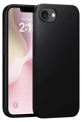 Obrázek produktu pro Pouzdro na mobilní telefon pro Apple iPhone 17e / 16e, silikonové, z TPU, tenké, odolné, nárazuvzdorné, černé