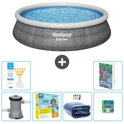 Obrázok produktu pre Bestway Fast Set, kruhový bazén - 457 x 84 cm - 5-dielna sada, model S181