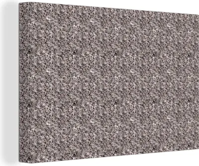 Produktbild von OneMillionCanvasses® - Leinwandbilder - 150x100 cm, Granit - Muster - Textur, Wandbilder Kunstdruck Wanddekoration - Foto auf Leinwand - Gemälde auf Holzrahmen