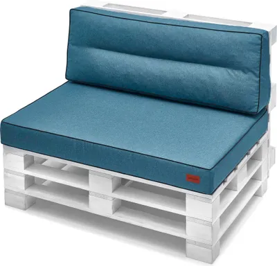Produktbild von Palettenkissen 120 x 80 cm Set Sitzkissen + Rückenkissen 120x40 cm Palettenmöbel