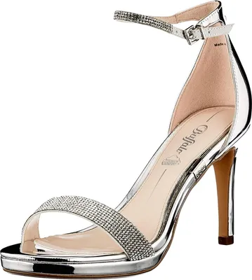 Immagine prodotto di Buffalo sandalo donna con tacco alto Monroe 2 - 1291243, colore: argento, scarpe donna: 40