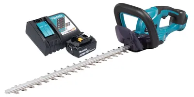 Zdjęcie produktu dla Makita DUH507RT, 50 cm, Podwójne ostrze, 2,8 cm, 2700 spm, Czarny, Morski, 1,5 cm