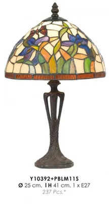 Obrázok produktu pre Tiffanyho stolová lampa priemer 25 cm, výška 41 cm Y10392 + lampa PBLM11S