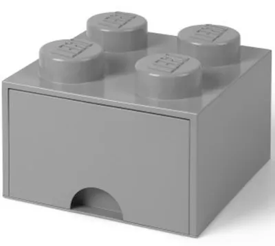 Obrázok produktu pre LEGO® Úložný box 4 so zásuvkou - šedá