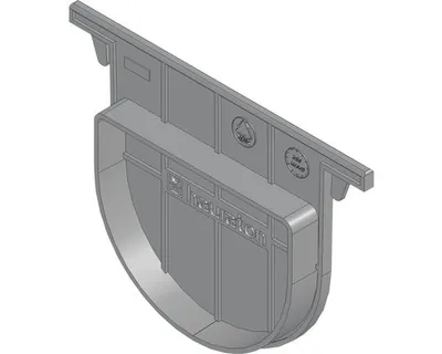 Produktbild von HAURATON RECYFIX Stirnwand geschlossen 5x150x108mm für Rinnenanfang/Rinnenende STANDARD