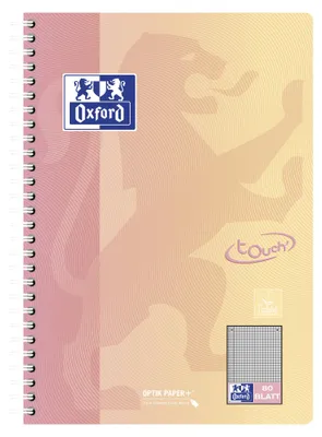 Produktbild von Oxford – Spiralblock „Touch“ B5, liniert, 160 Seiten, sortiert