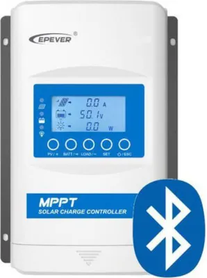 Obrázek produktu pro Epever MPPT 12V/24V 40A Bluetooth regulátor nabíjení