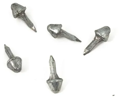 Produktbild von Geschmiedete Schuhnägel, 100 Stück, 24 mm Gesamtlänge, zum Beschlagen von Schuhsohlen