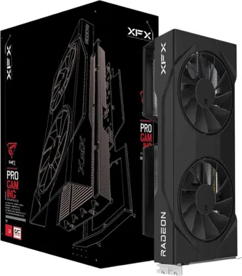 Zdjęcie produktu dla XFX RX-96TSW16BQ, Radeon RX 9060 XT, 16 GB, GDDR6, 128 bit, PCI Express x16 5.0, 2 went.