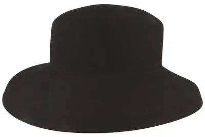 Mayser Filzhut-Glocke Tiffany mit heruntergebogener Krempe in schwarz