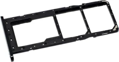 Produktbild von Dual Simkartenhalter und micro-SD Speicherkartenfach für Samsung Galaxy A03s, Original Ersatzteil, Schwarz GH81-21254A