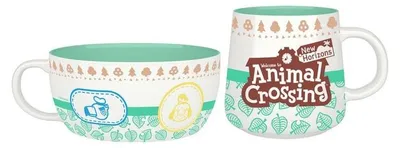 Produktbild von Animal Crossing Frühstück Set - Schüssel und Tasse