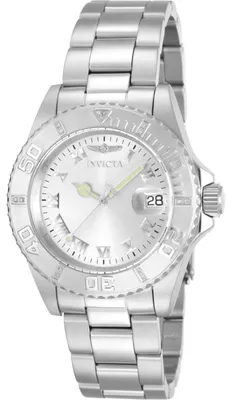 Produktbild von Invicta Pro Diver 12819 Damenuhr - Quarzwerk - Edelstahl mit silbernem Zifferblatt - 40 mm