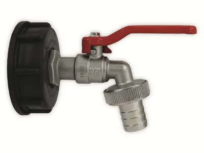 Produktbild von PUTEUS IBC Adapter 92176, 1/2", mit Doppel-Auslaufventil