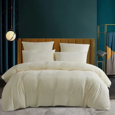 Productafbeelding van Winterbeddengoedset, 155x220 cm, beige/crème