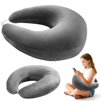 Obrázek produktu pro Tmavě šedý herní polštář pro ergonomickou podporu