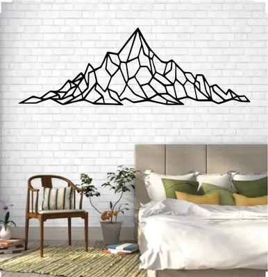 Produktbild von Metall Biker Wall Art, Mountain Tree und Radfahrer Themed Wall Art, Metall Wanddekoration, Fahrrad-Liebhaber Geschenk, Home Decoration, Wandbehang (24" B x 15" H / 60x38 cm) - 17.7L" x 11.4W"