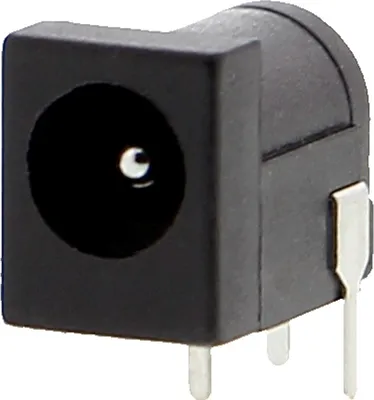 Produktbild von 2.1mm x 5,5mm Hohlstecker für Breadboards / DC barrel jack / Einbaukupplung