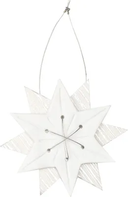Zdjęcie produktu dla Räder Wunschstern silberne Streifen D.7cm