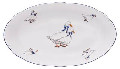 Zdjęcie produktu dla Thun 1794 Constance, owalna miska, 21 cm, gęsi, porcelana Thun