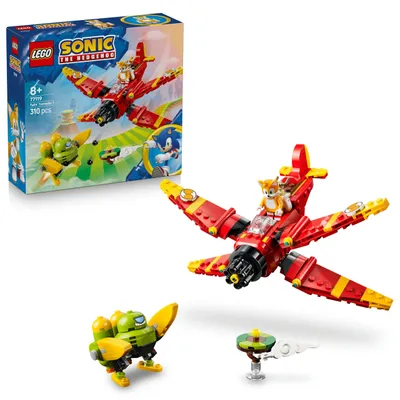 Immagine prodotto di LEGO Sonic The Hedgehog - Tornado-1 Di Tails 77119, Set Da Costruzione 310 Pezzi