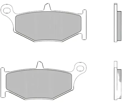 Image de BREMBO Street Plaquettes de frein en métal fritté - 07SU32SP
