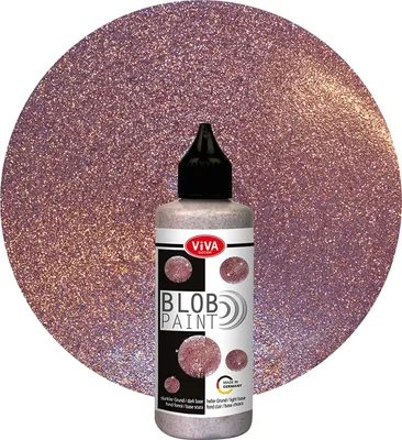 Obrázek produktu pro Viva Decor 131992510 ViVA DECOR Blob Paint, 90 ml, růžově zlaté třpytky