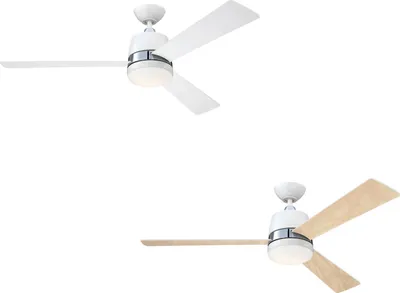 Obrázek produktu pro Stropní ventilátor Tristan bílý 132 cm s osvětlením a dálkovým ovládáním