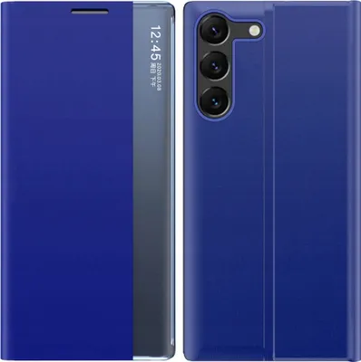 Produktbild von Neu Sleep Case für Samsung Galaxy S23+ Hülle mit Klappe und Ständer, blau