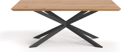 Zdjęcie produktu dla Stół w stylu loft Lumina, 220x80 cm, dąb, skandynawski