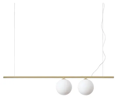 Produktbild von Zeitgenössische Hängeperlen Metall Messing 2 Lichter G9 3W 3000K Warmes Licht