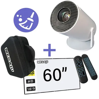 Obrázek produktu pro MEGALU Profesionál set domácího kina s projektorem plátnem a ovladačem