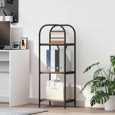 Produktbild von Bücherregal Artisan-Eiche 40 x 30 x 109 cm Holzwerkstoff Lagerregal für Garage, Abstellraum, Kellerregal
