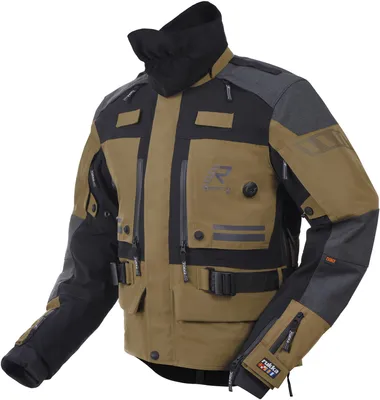 Produktbild von Rukka TitanTrail-R wasserdichte Motorrad-Textiljacke, braun/grau, 46