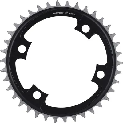 Produktbild von Sram Kettenblatt Road 12-fach X-Sync Alu schwarz 38Z. 107mm LK