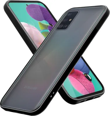 Obrázek produktu pro Cadorabo pouzdro pro Samsung Galaxy A51 4G / M40s Protective Case in Black Kryt na mobilní telefon Hybridní ochranné pouzdro Kryt TPU Silikonové pouzdro
