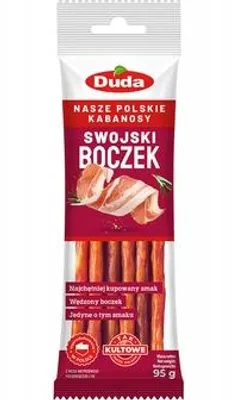 Image de Saucisses kabanos au lard de porc DDB Swojski Boczek 95 g