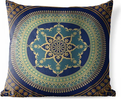 Produktbild von MuchoWow® Outdoor Kissen - Mandala altmodisch - 45x45 cm - Wetterfest - Lounge Kissen - Fotokissen - Dekoratives Kissen